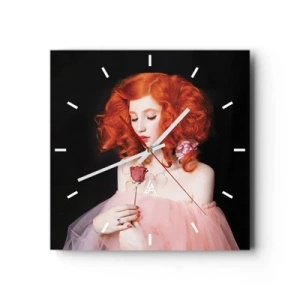 Orologio da parete - Orologio in Vetro - In stile barocco - 40x40 cm