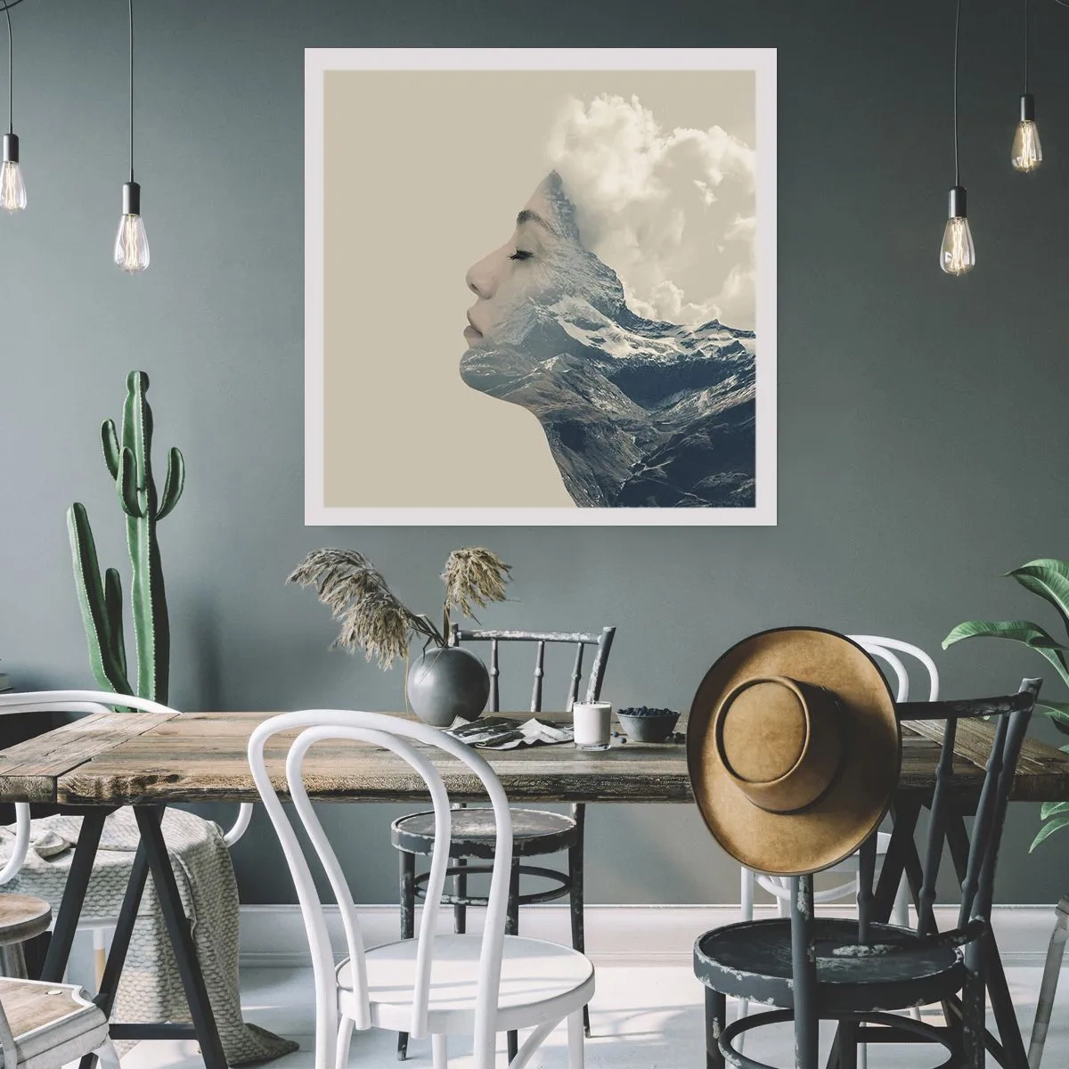 Poster - La bellezza degli elementi - 50x50 cm