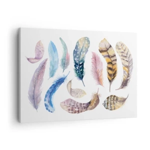 Quadro su tela - Stampe su Tela - Leggere, variopinte e multicolori - 70x50 cm