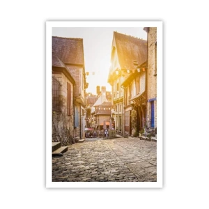 Poster - Lo spirito bianco della cittadina - 70x100 cm