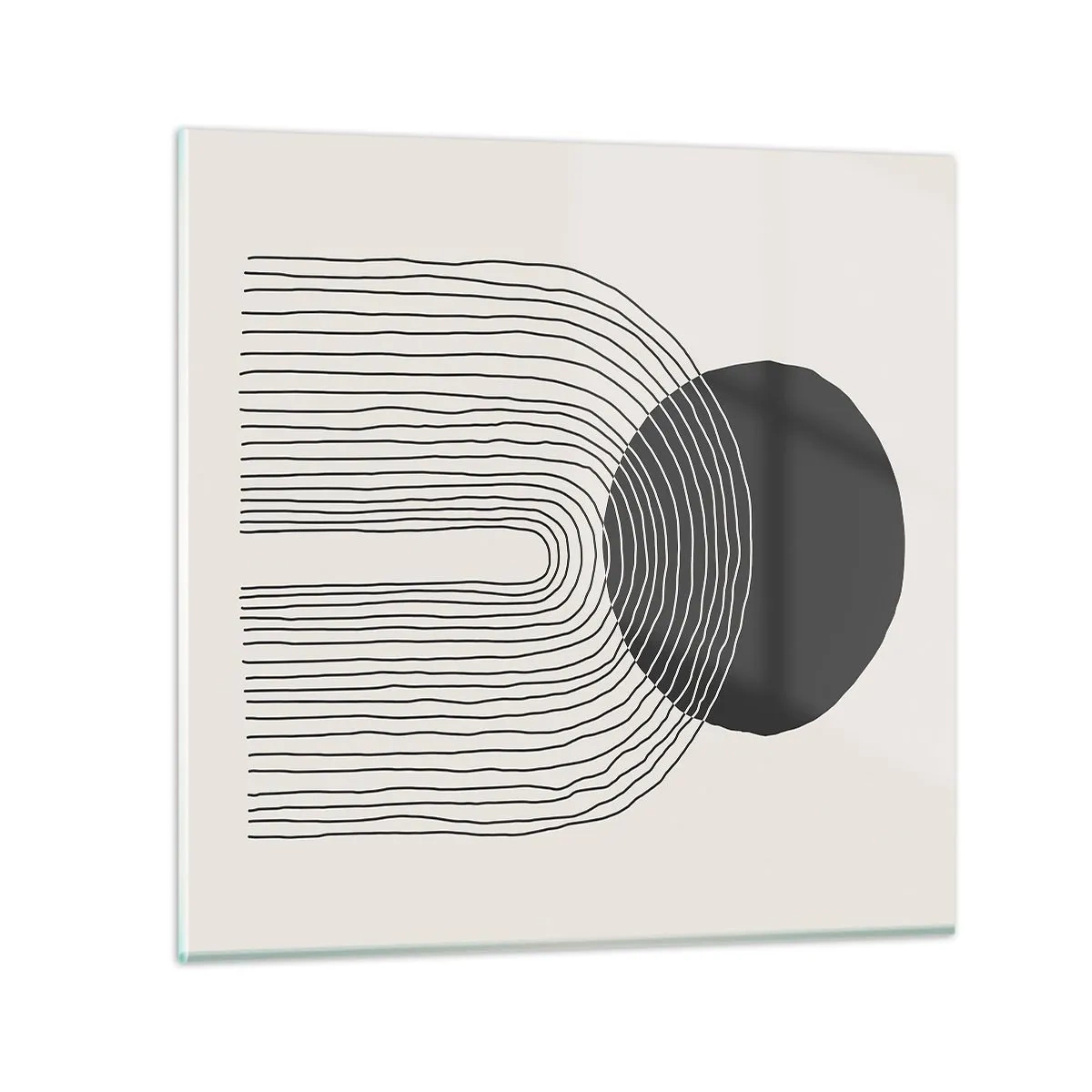 Quadro su vetro - Tremore e fiducia - 50x50 cm