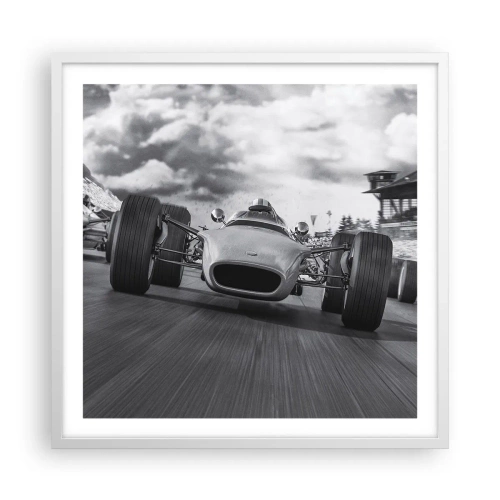 Poster in cornice bianca - C'è la forza! - 60x60 cm