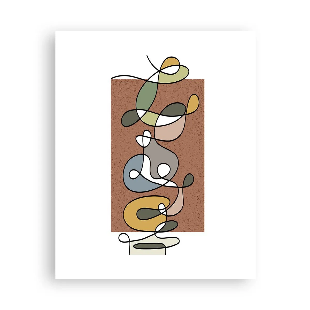 Poster - Un'astrazione da ridere - 40x50 cm