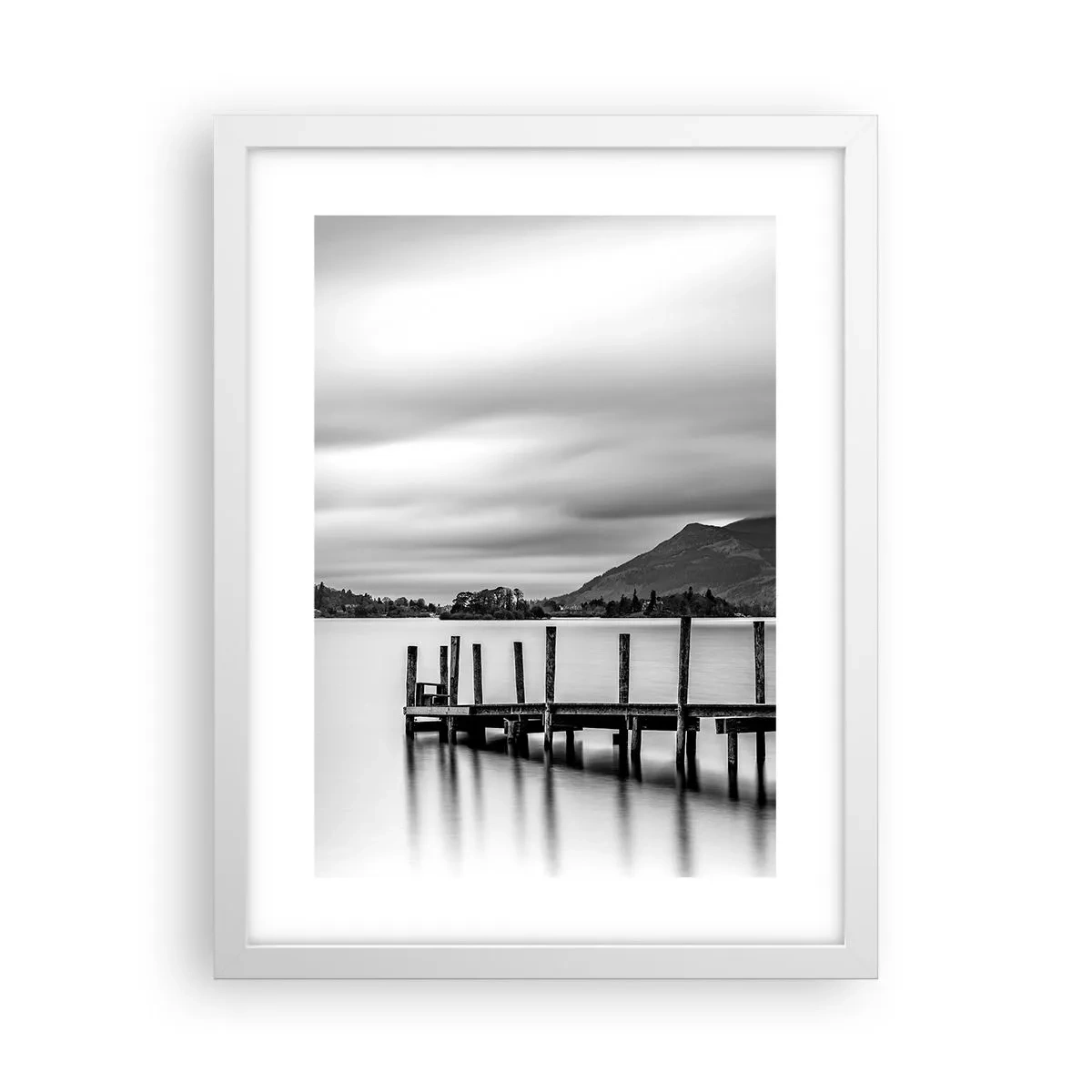 Poster in cornice bianca - Mitezza e forza - 30x40 cm