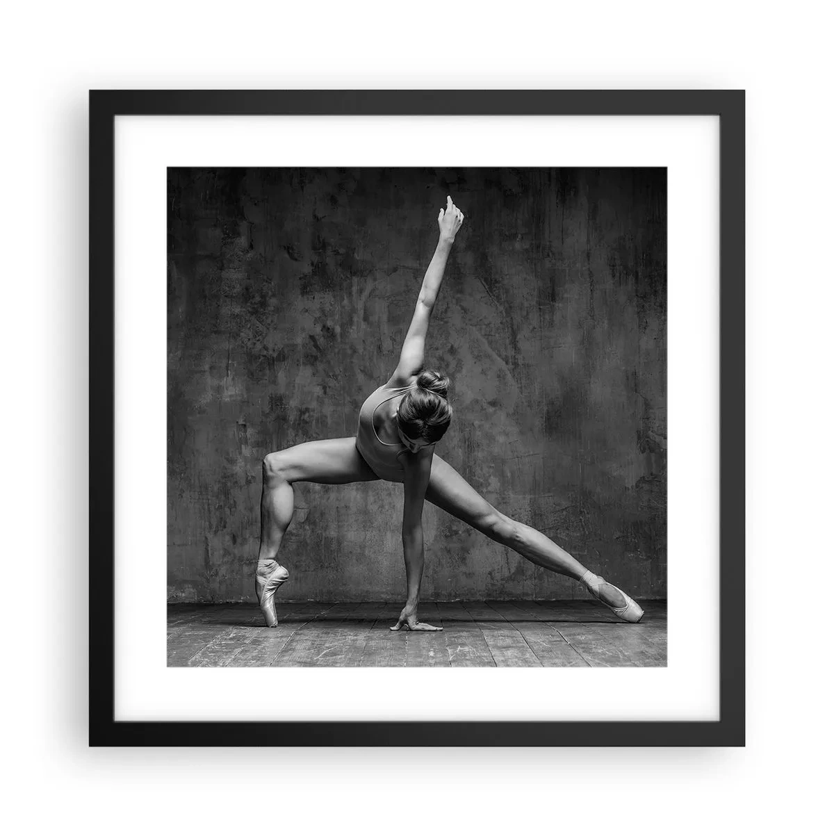 Poster in cornice nera - Ideale di equilibrio - 40x40 cm