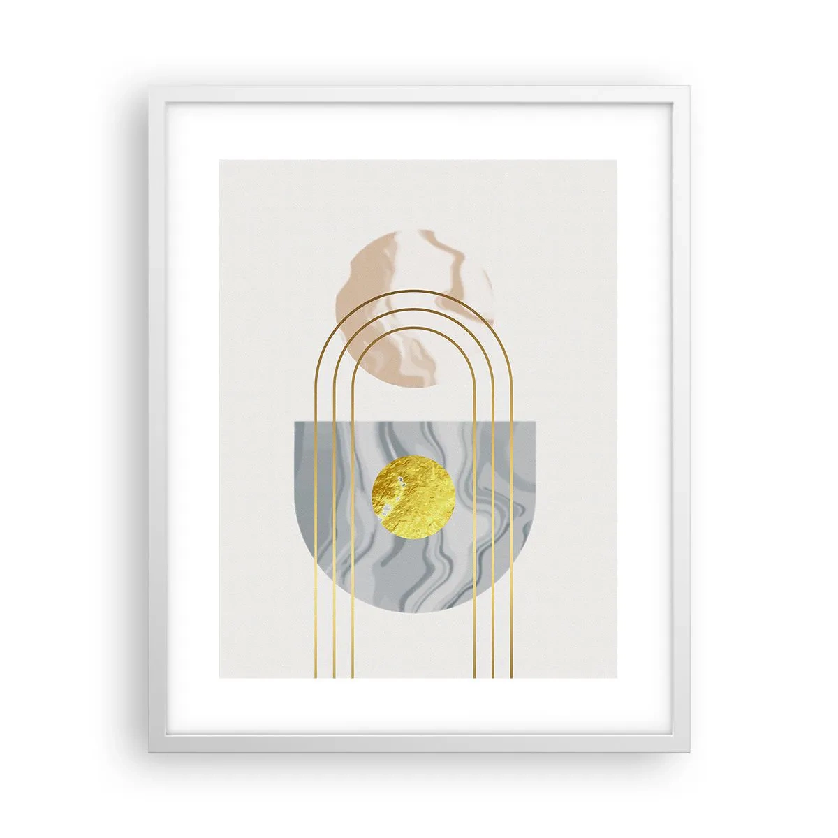 Poster in cornice bianca - Chiarezza e lucentezza - 40x50 cm