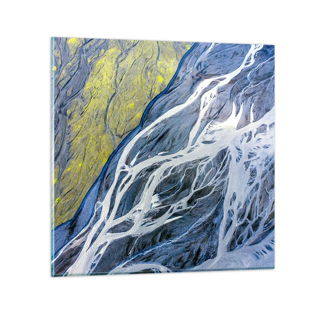 Quadro su vetro - Le pitture rupestri della natura - 30x30 cm