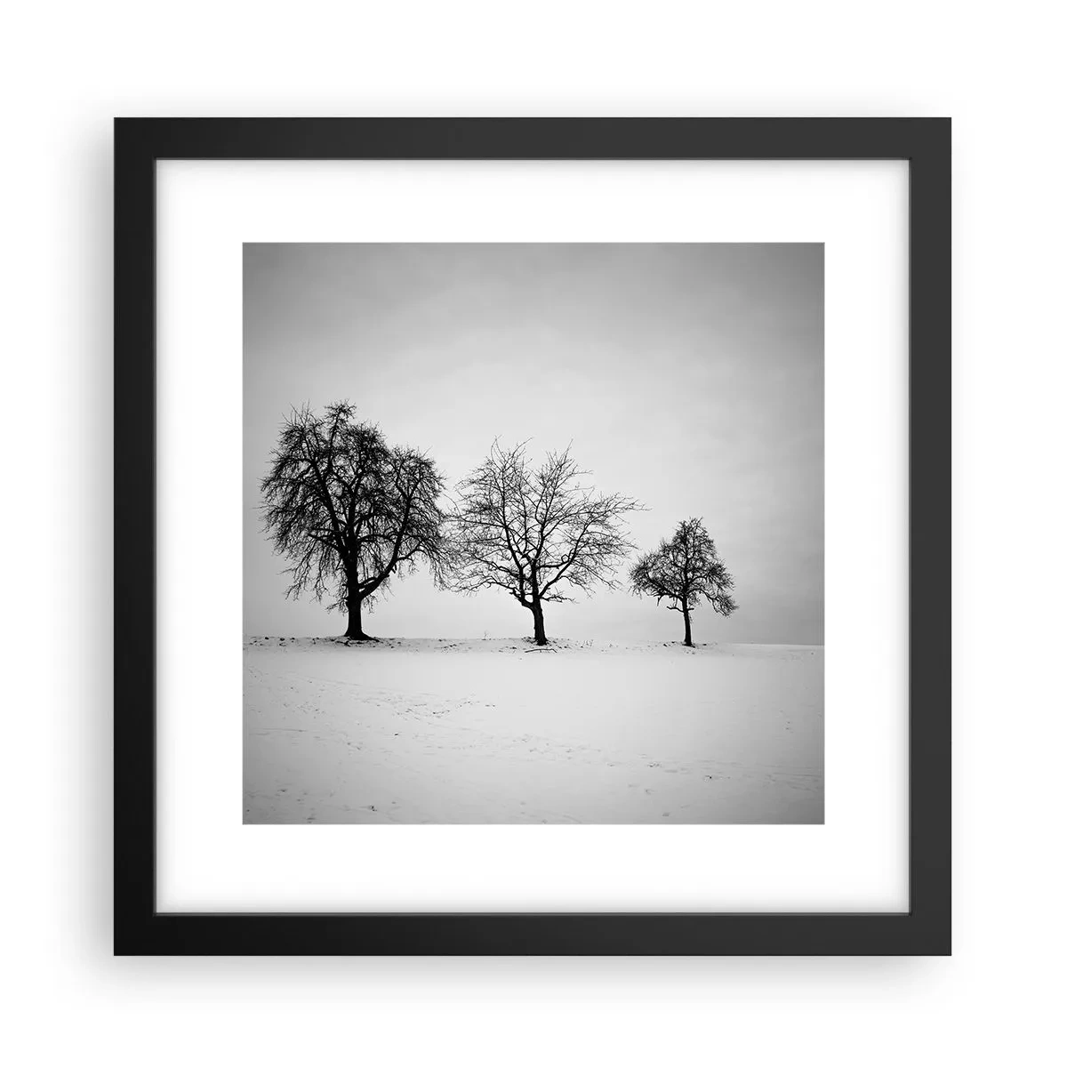 Poster in cornice nera - Cosa sognano? - 30x30 cm