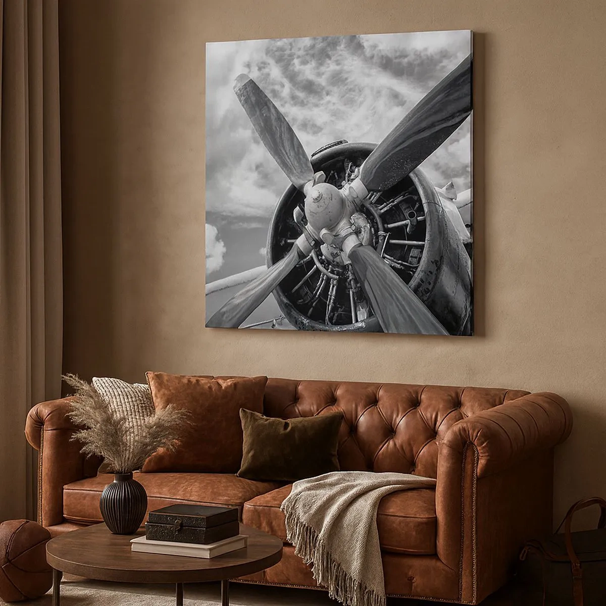 Quadro su tela - Stampe su Tela - Il dominatore dell'aria - 30x30 cm