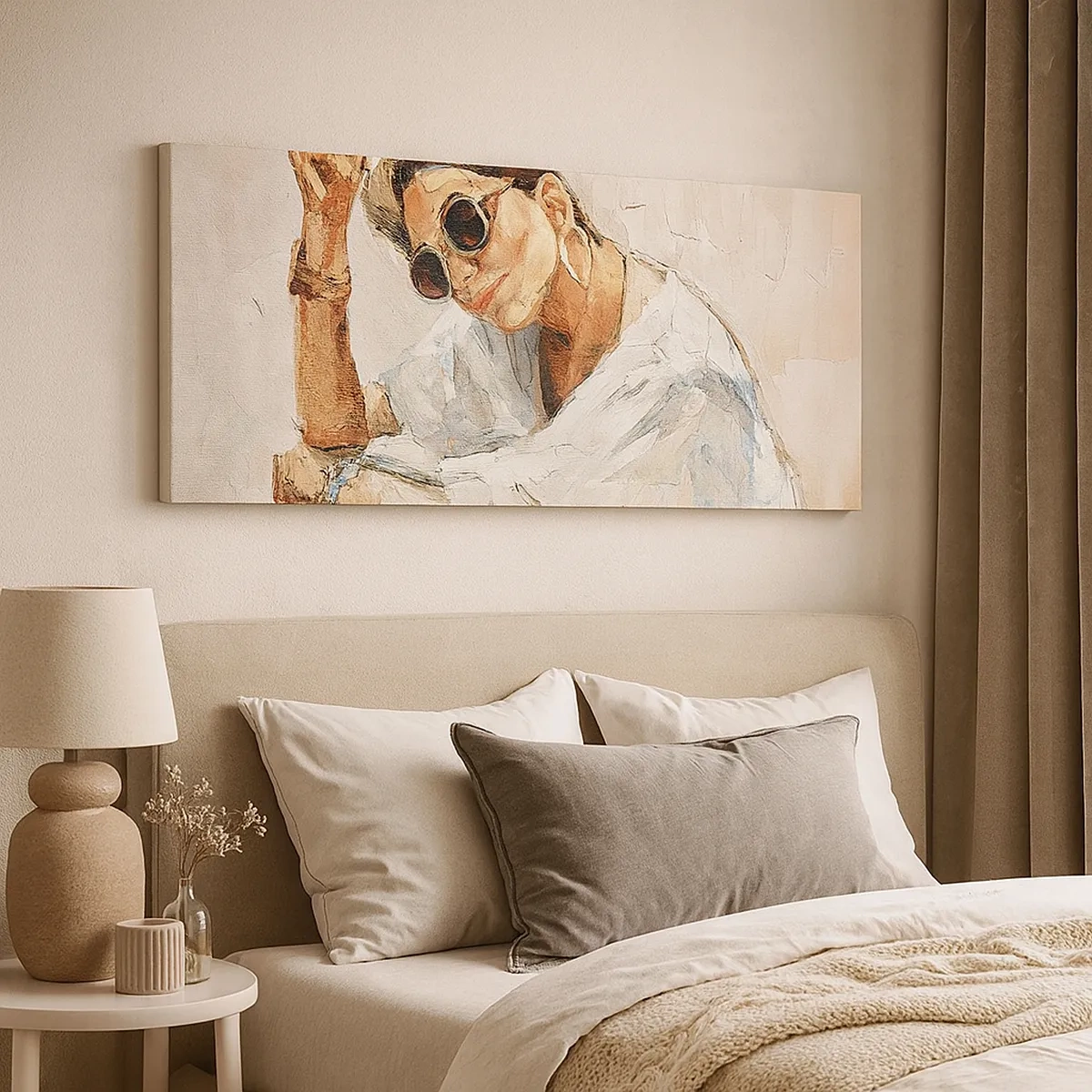 Quadro su tela - Stampe su Tela - Ritratto in pieno sole - 30x30 cm