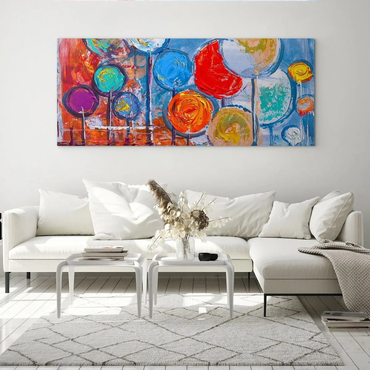 Quadro su vetro - Qualcosa di straordinario - 100x40 cm