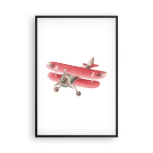 Poster in cornice nera - Pronto a volare alto - 61x91 cm
