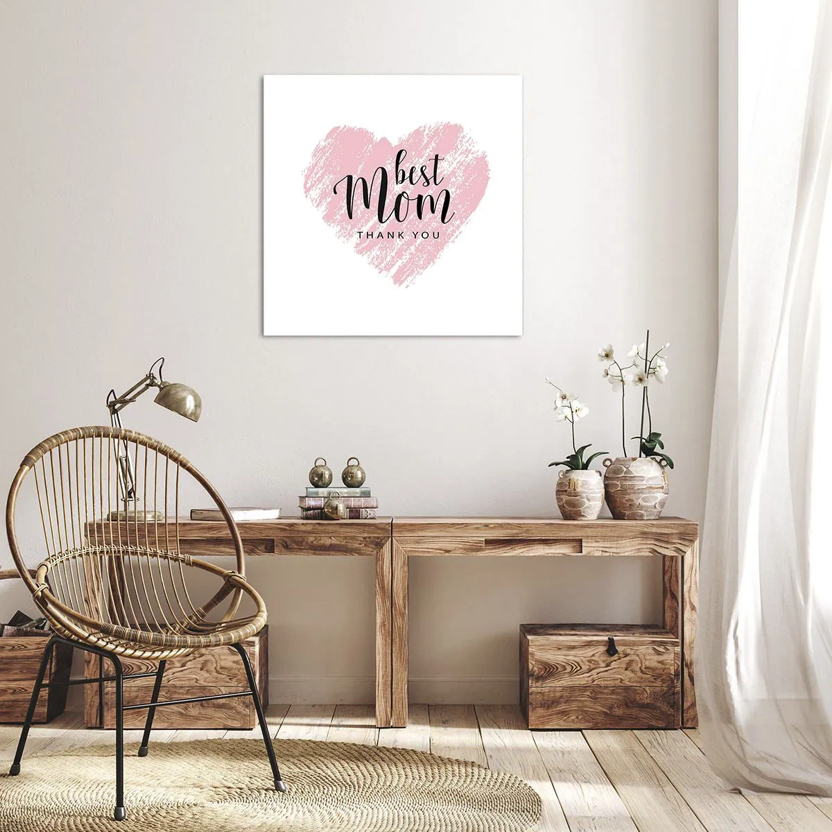 Quadro su tela - Stampe su Tela - È sempre il momento giusto - 50x50 cm