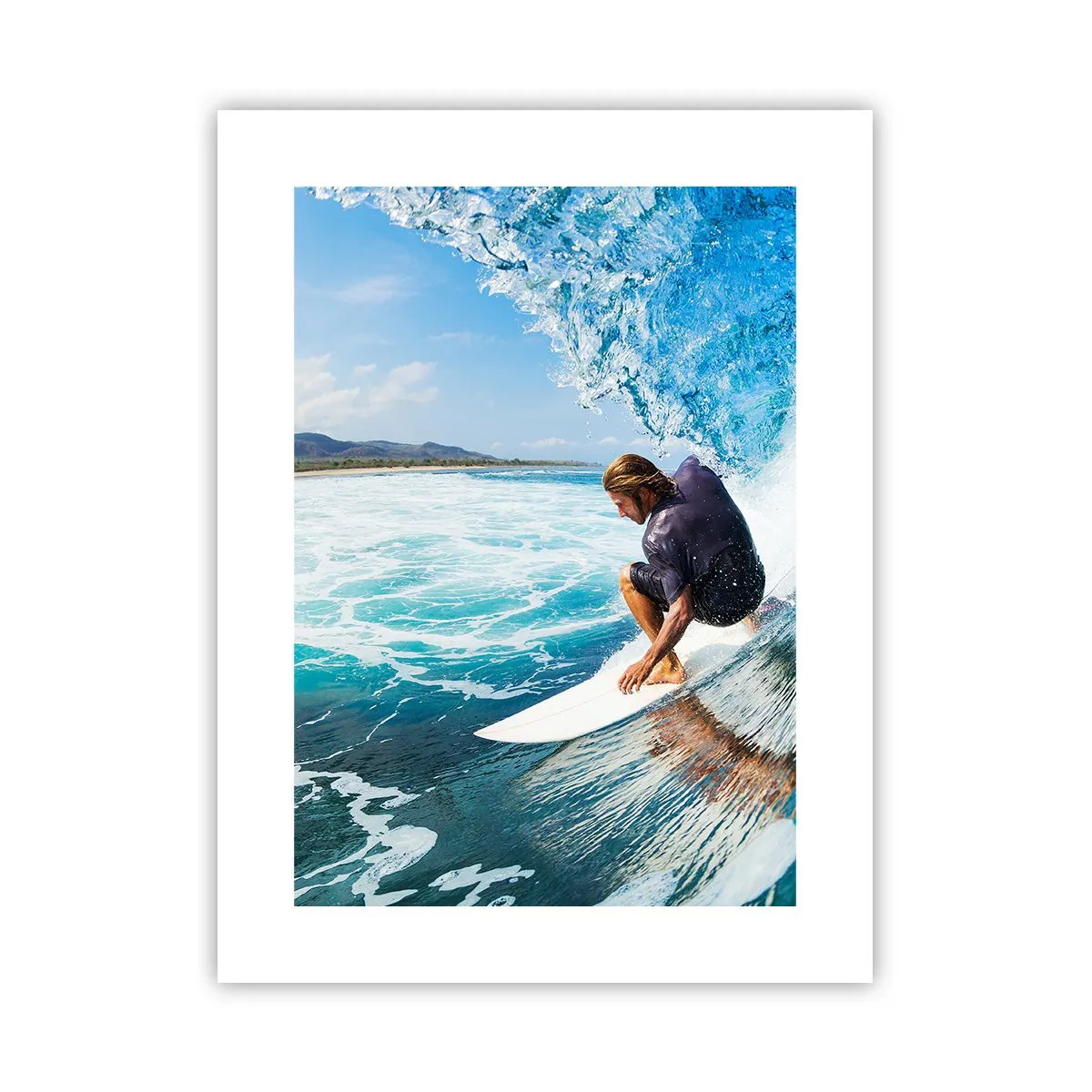 Poster - Ballando con le onde - 30x40 cm