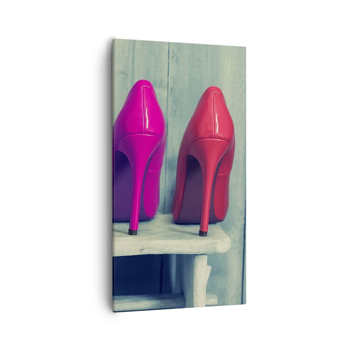 Quadro su tela - Stampe su Tela - A passeggio sull'arcobaleno - 55x100 cm