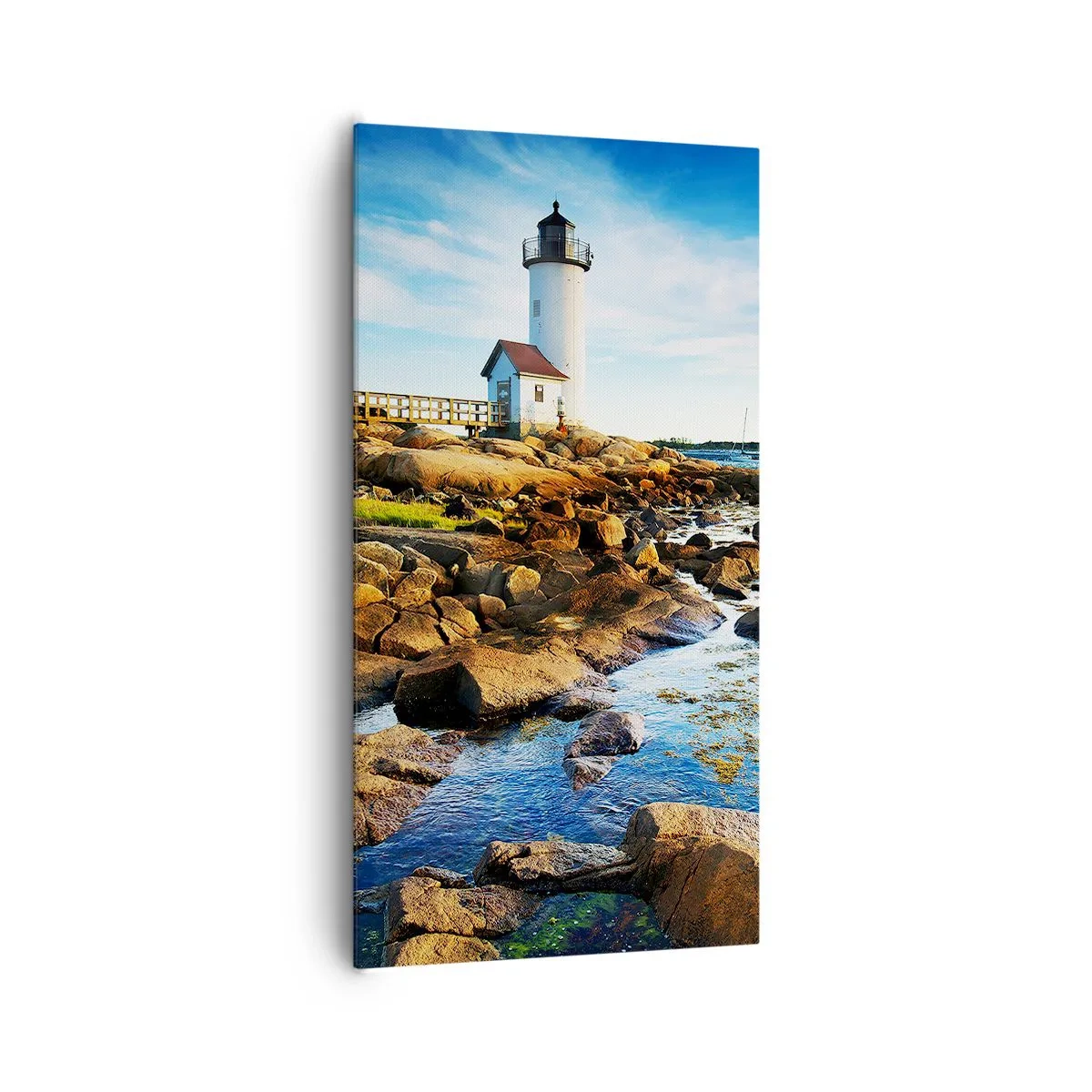 Quadro su tela - Stampe su Tela - Tornate sani e salvi, vi aspetto - 65x120 cm