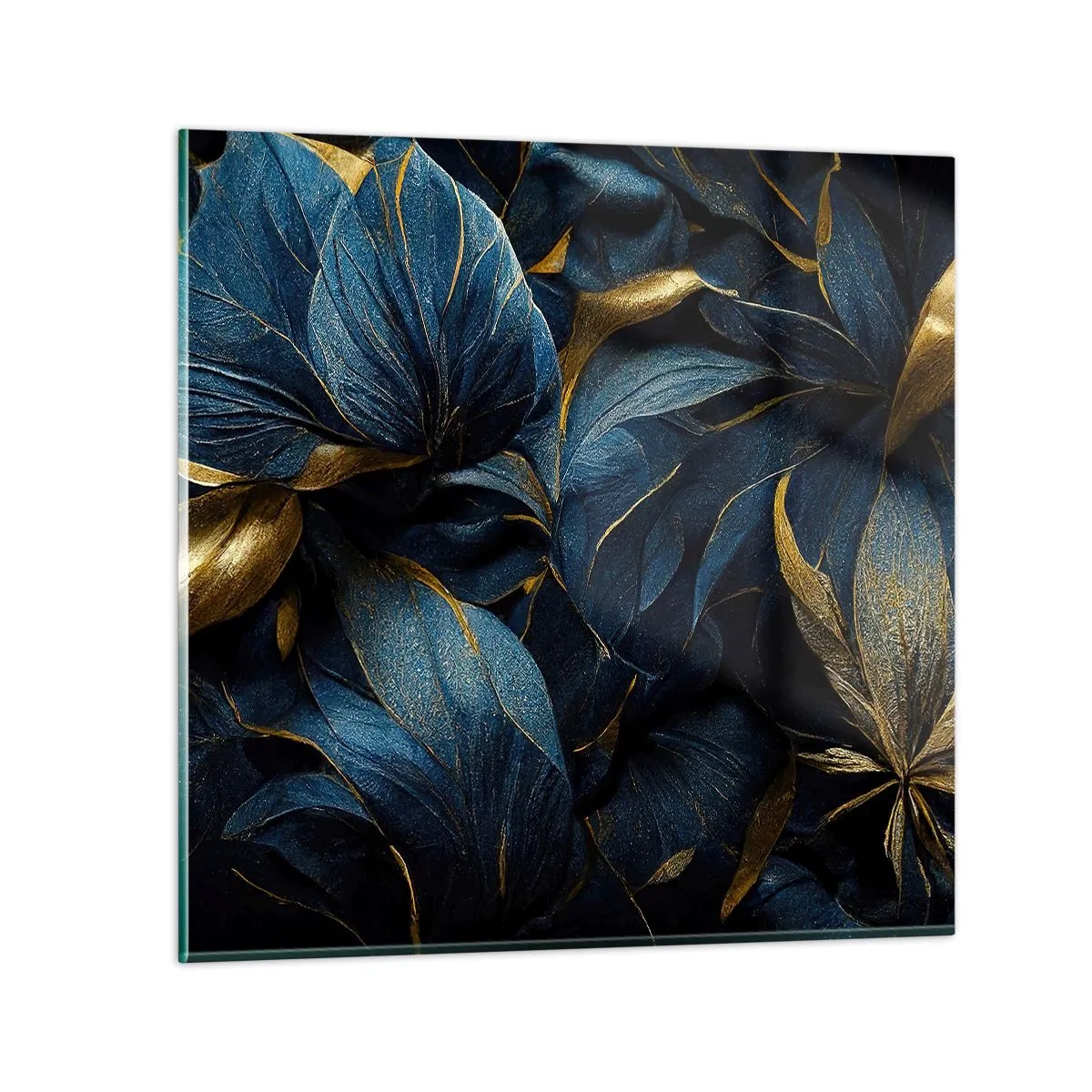 Quadro su vetro - Foderati d'oro - 30x30 cm