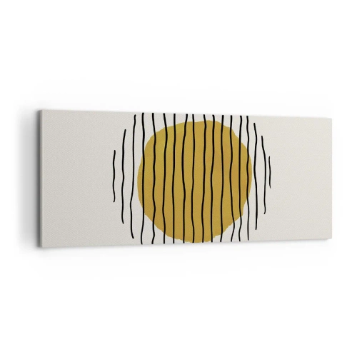Quadro su tela - Stampe su Tela - Astrazione fremente di calore - 100x40 cm