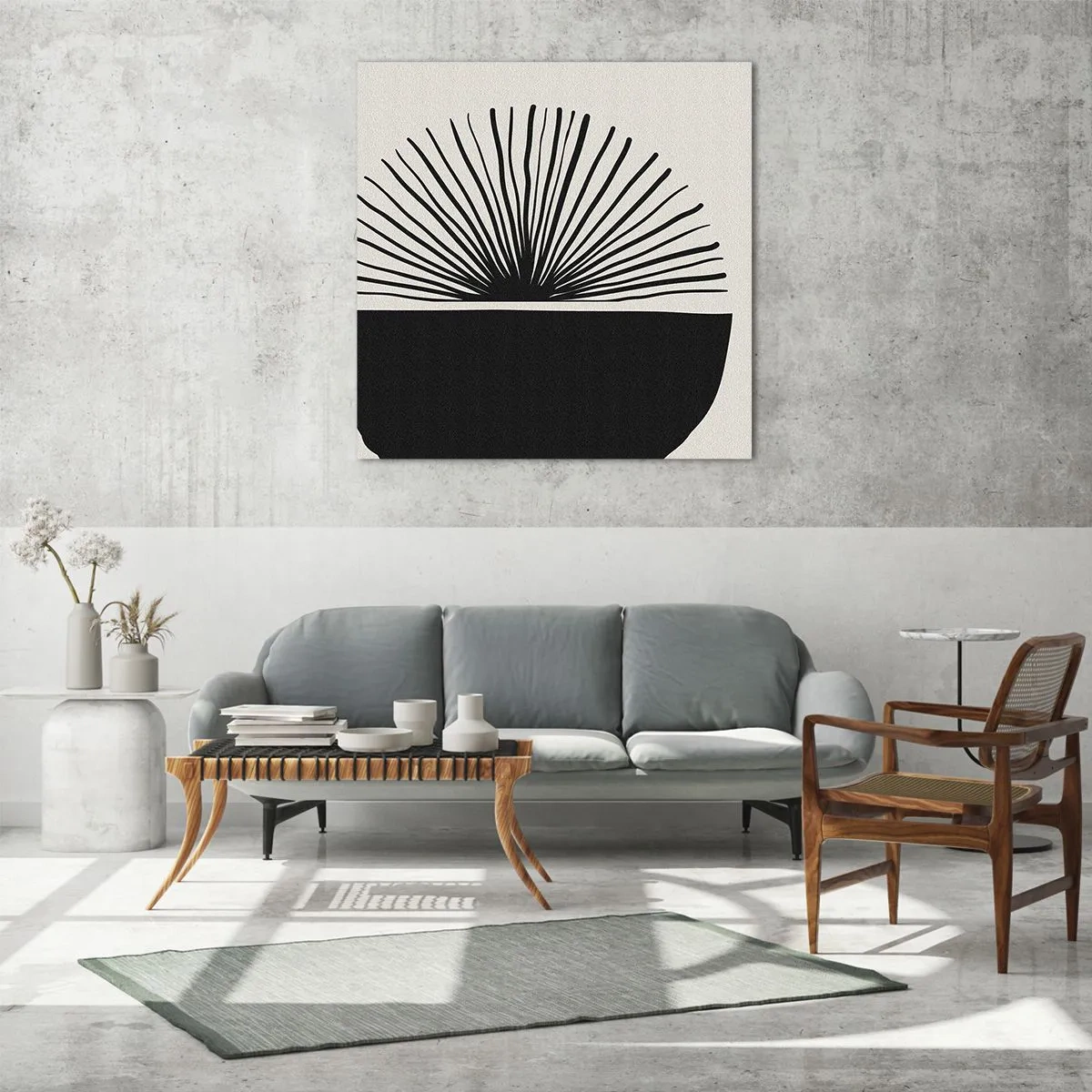 Quadro su vetro - Ventaglio di possibilità - 40x40 cm