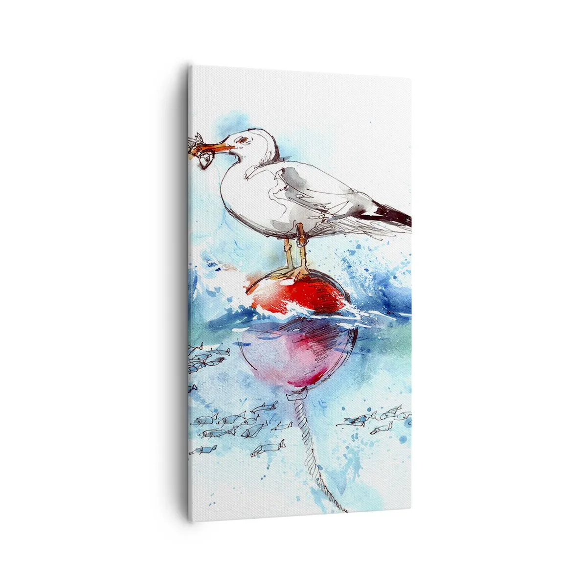 Quadro su tela - Stampe su Tela - Buona pesca - 55x100 cm