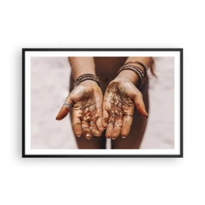 Poster in cornice nera - Un dono per te - 91x61 cm