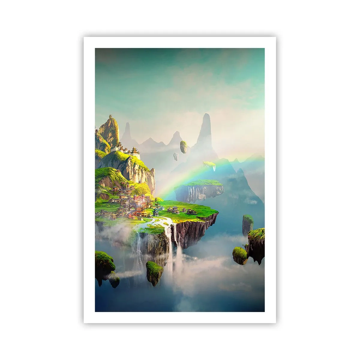 Poster - In mezzo al cielo: isole fortunate - 61x91 cm