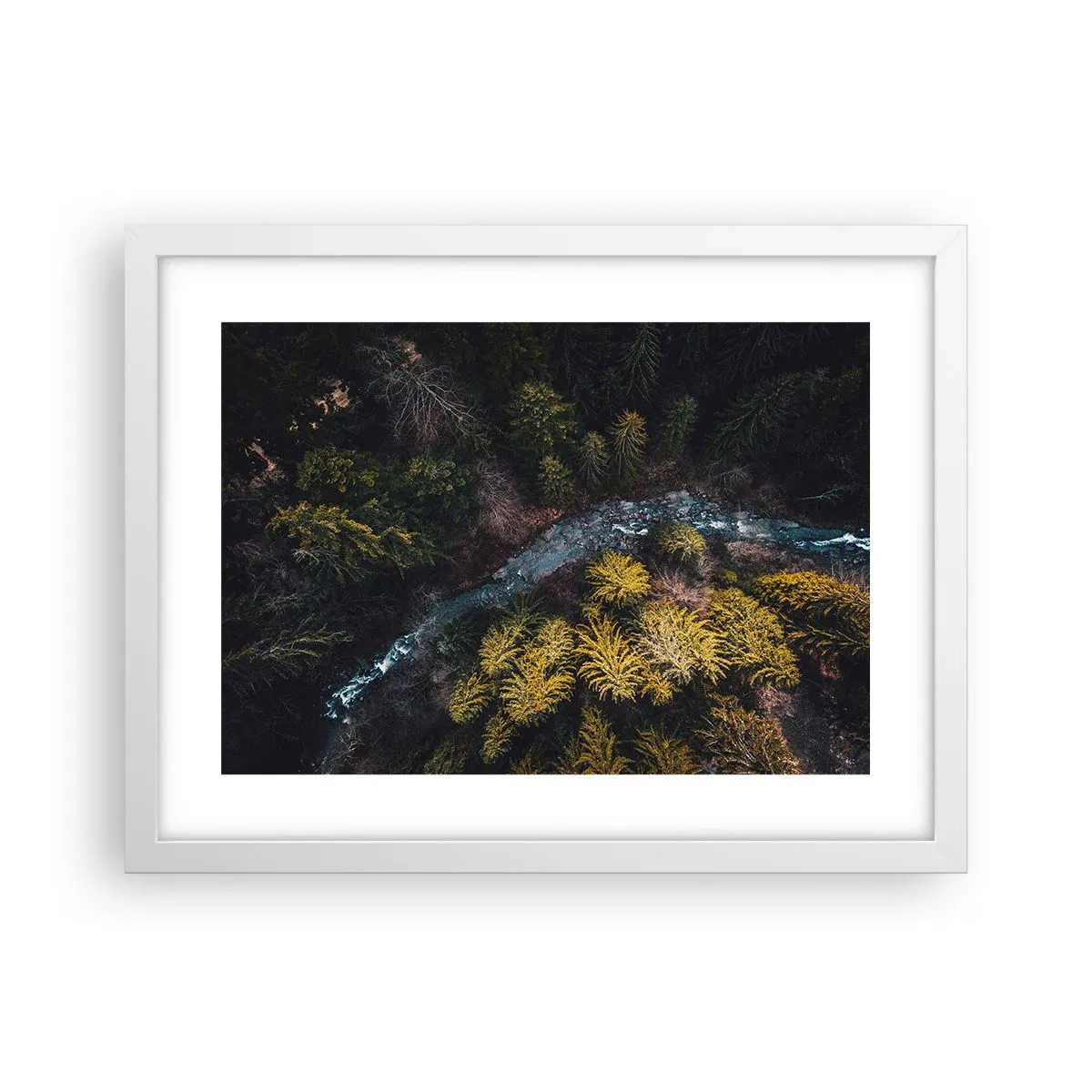 Poster in cornice bianca - Sempre più veloce - 40x30 cm