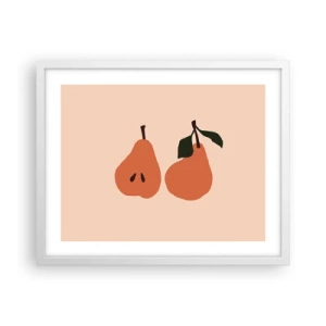 Poster in cornice bianca - La dolcezza stessa - 50x40 cm