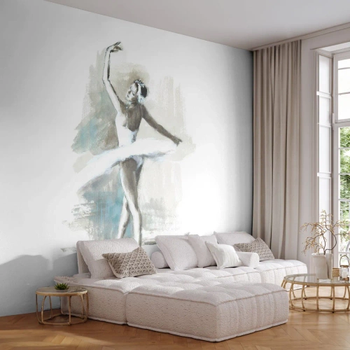 Fotomurali Autoadesivo Deluxe Sticker - Tramutata in un cigno - Ballerina, Danza, Balletto - 150x105 cm