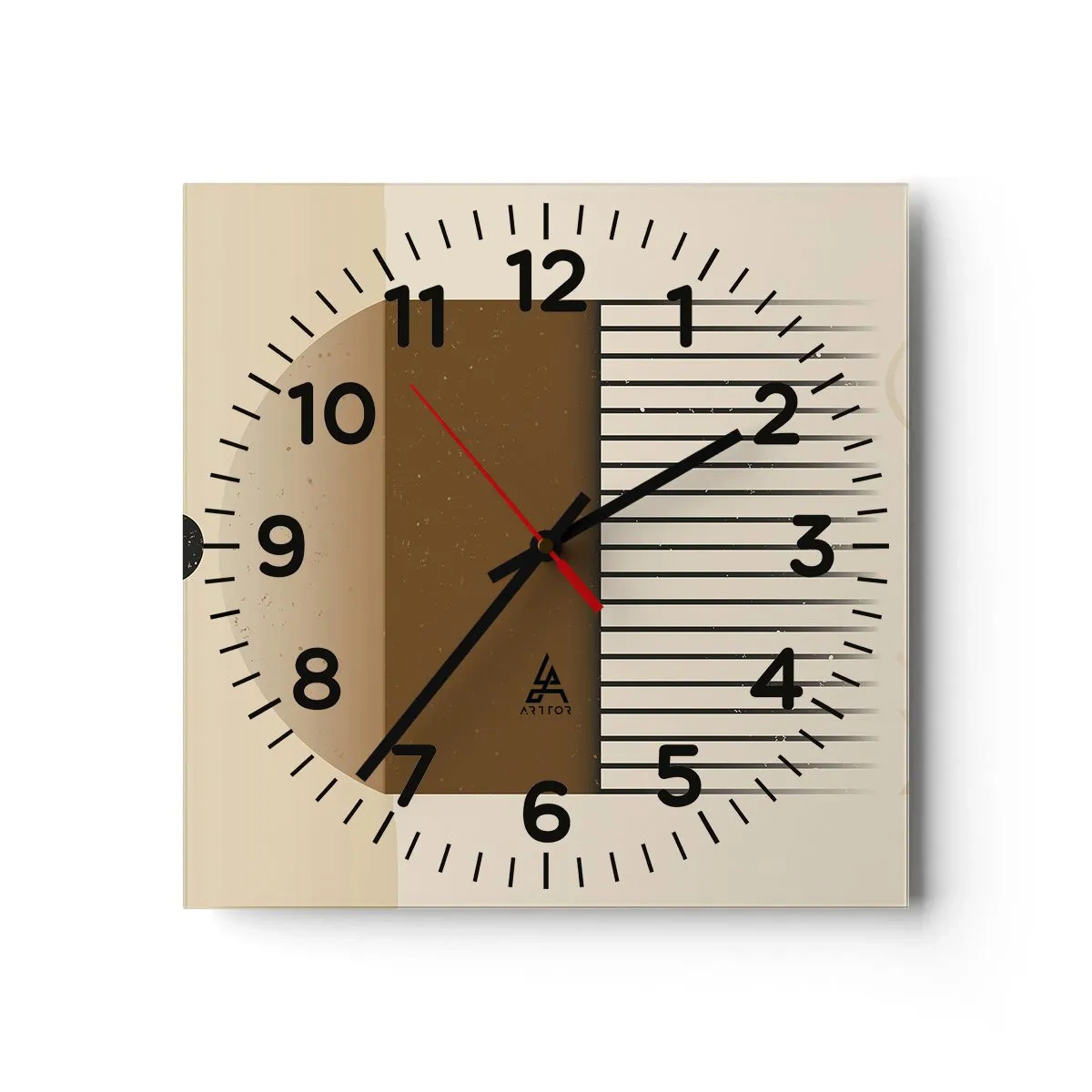 Orologio da parete - Orologio in Vetro - Diversi stati - 40x40 cm