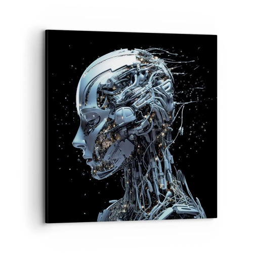 Quadro su tela - Stampe su Tela - La tecnologia è donna - 70x70 cm