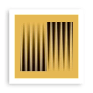 Poster - La quadratura degli opposti - 50x50 cm