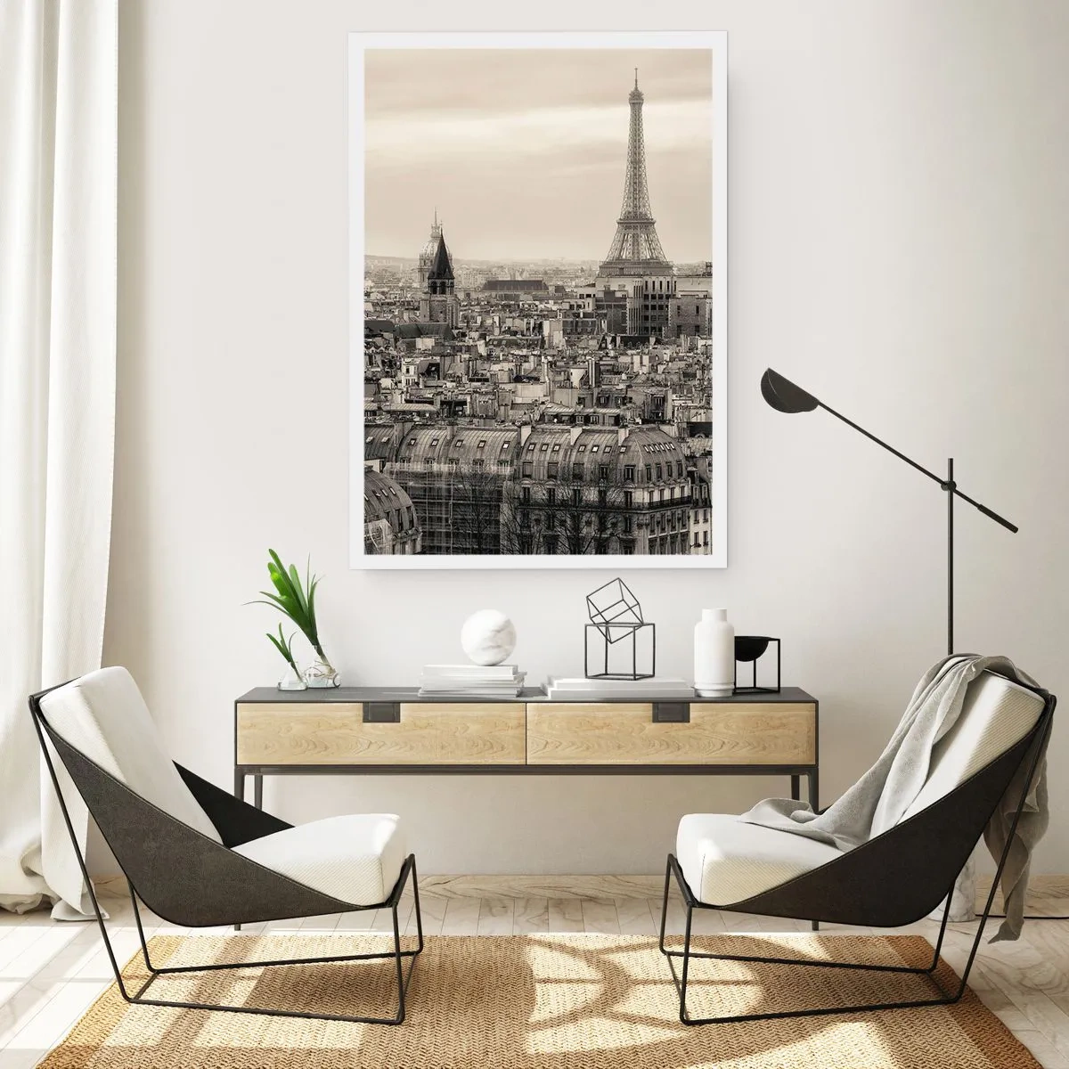 Poster - Sui tetti di Parigi - 70x100 cm