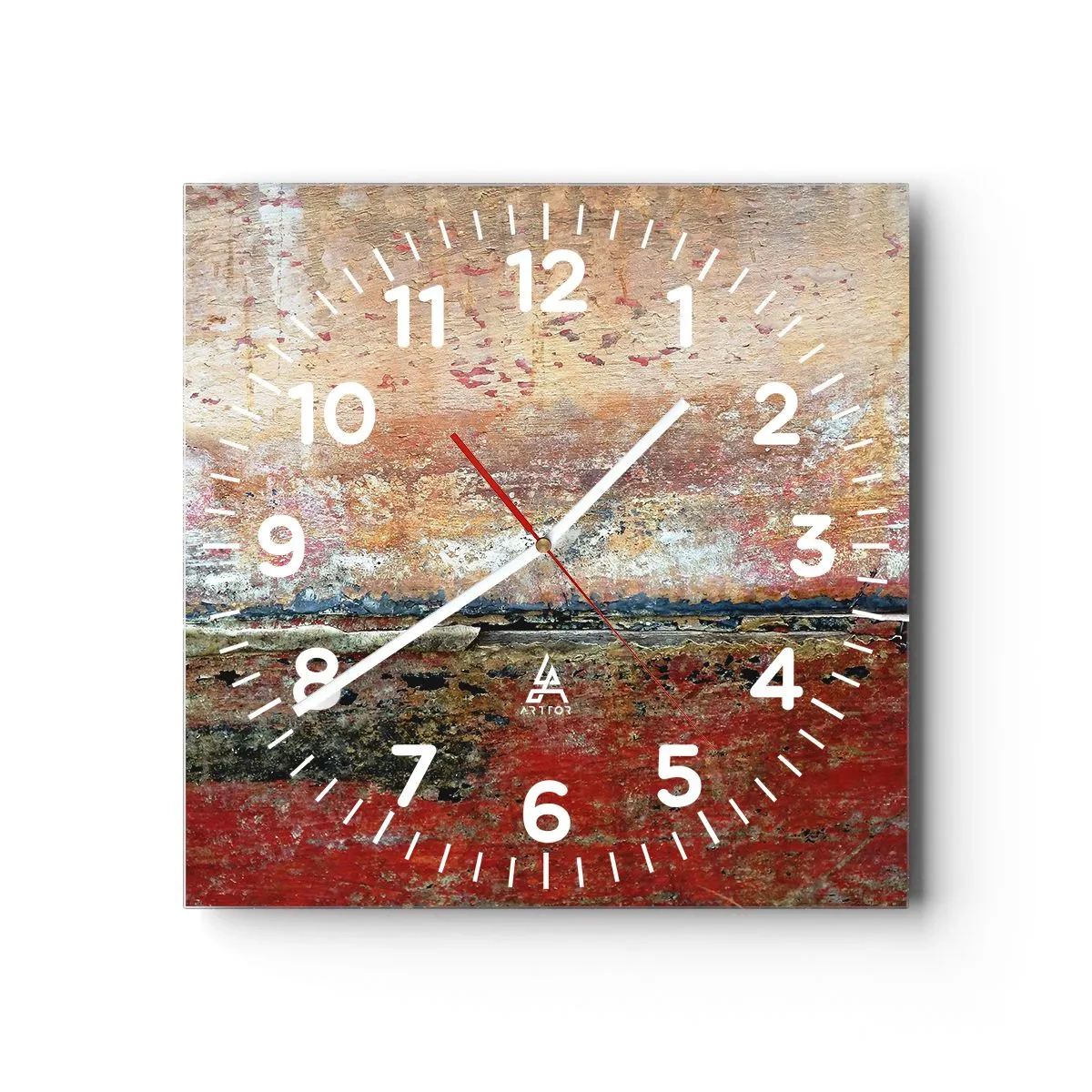 Orologio da parete - Orologio in Vetro - Forse è il mare - 30x30 cm