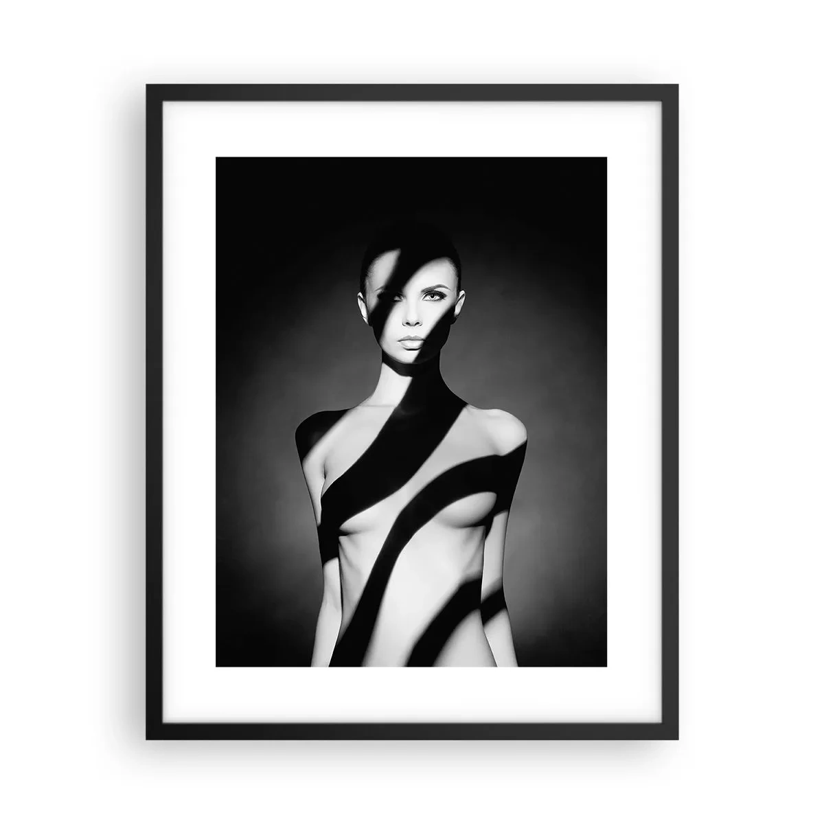 Poster in cornice nera - Luci e ombre - 40x50 cm