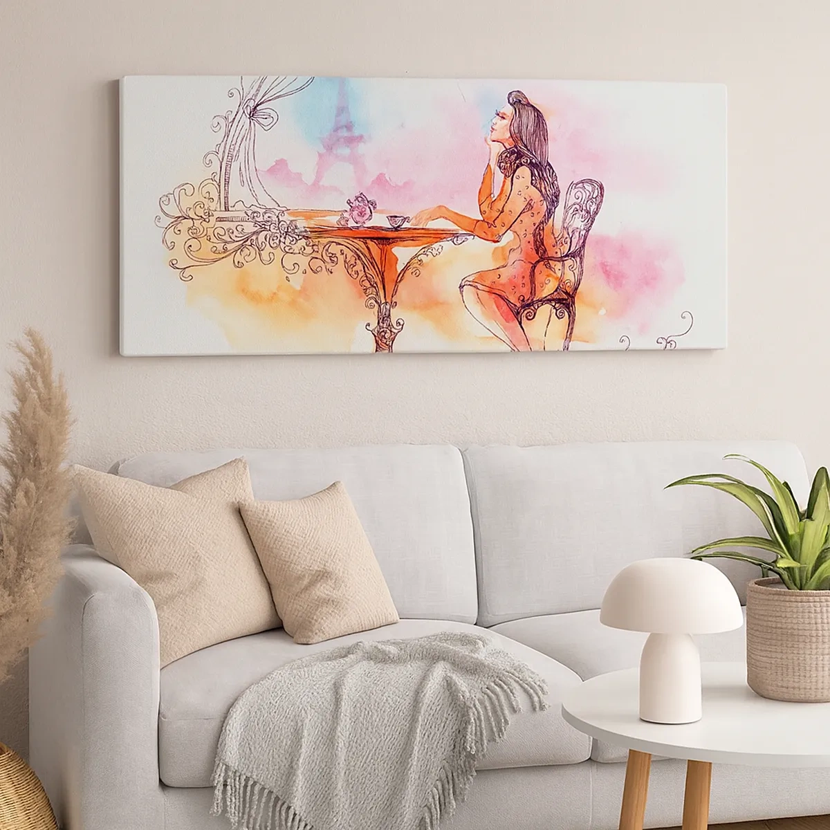 Quadro su tela - Stampe su Tela - Chic parigino - 30x30 cm