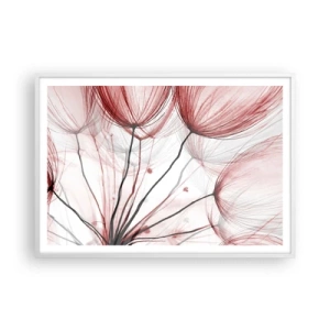 Poster in cornice bianca - Prima del decollo - 100x70 cm