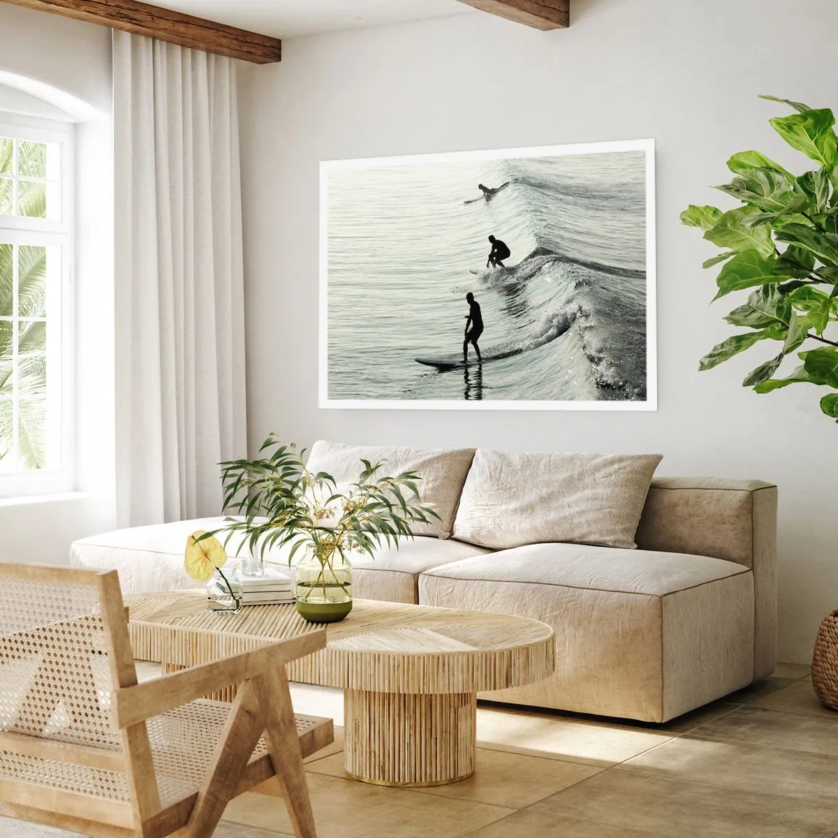 Poster - Onde all'incontro - 40x30 cm