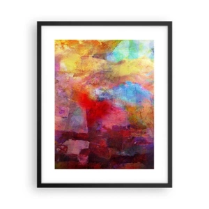 Poster in cornice nera - Guardando dentro all'arcobaleno - 40x50 cm