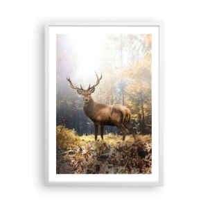 Poster in cornice bianca - Nella piena maestà - 50x70 cm