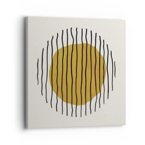 Quadro su tela - Stampe su Tela - Astrazione fremente di calore - 30x30 cm