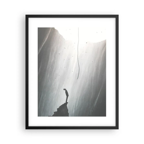 Poster in cornice nera - C'è sempre una via d'uscita - 40x50 cm