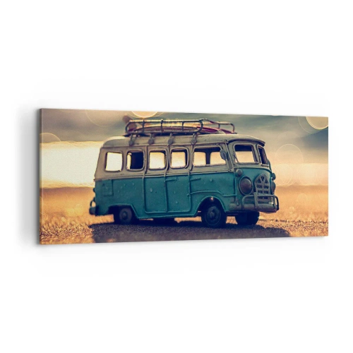 Quadro su tela - Stampe su Tela - La fine degli idoli: denaro e lavoro - 100x40 cm