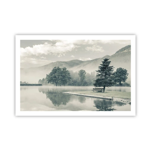Poster - Il lago dorme ancora - 91x61 cm