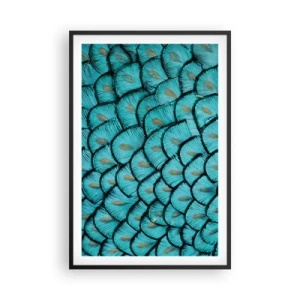 Poster in cornice nera - La grande festa delle piume - 61x91 cm