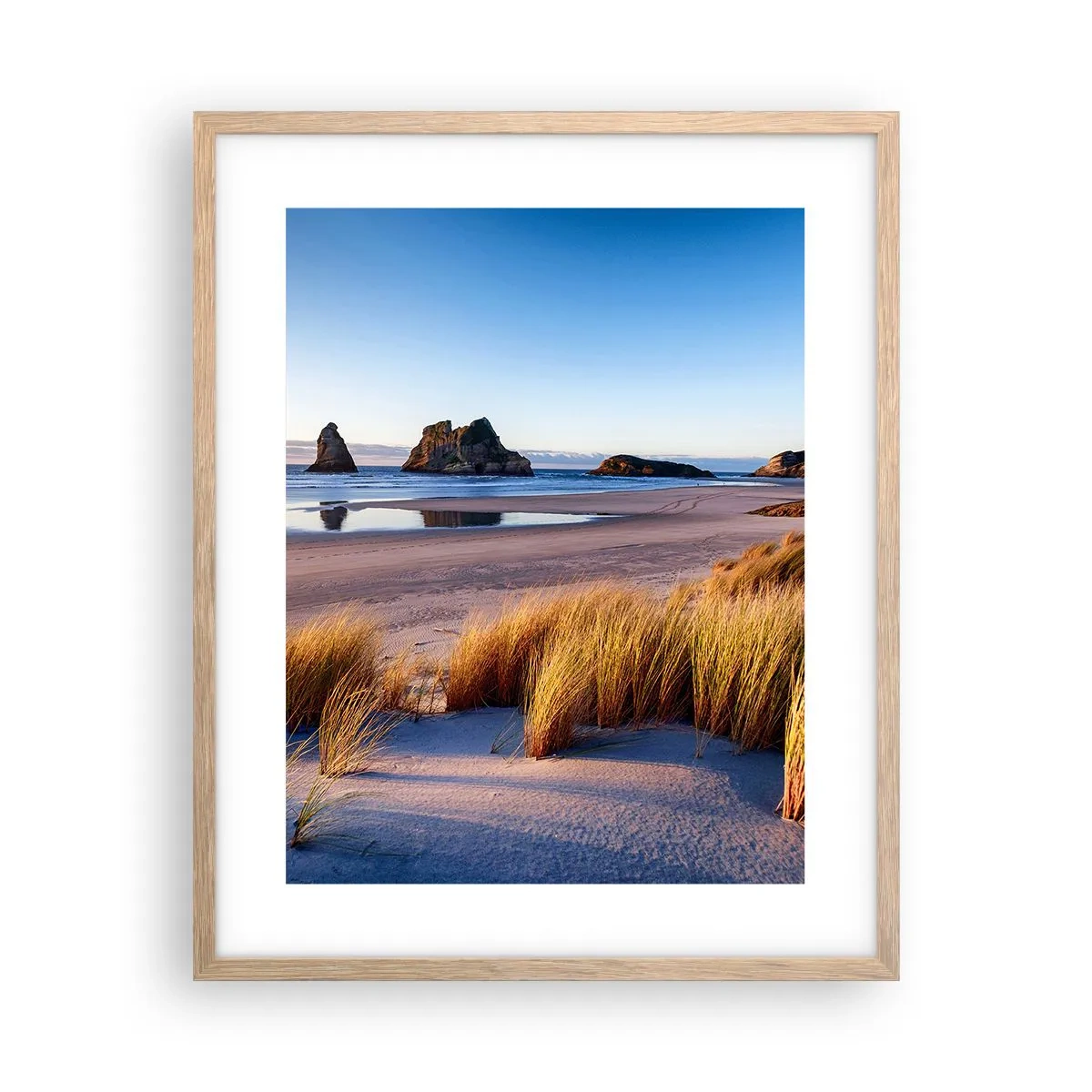 Poster in cornice rovere chiaro - Per i cercatori di pace - 40x50 cm