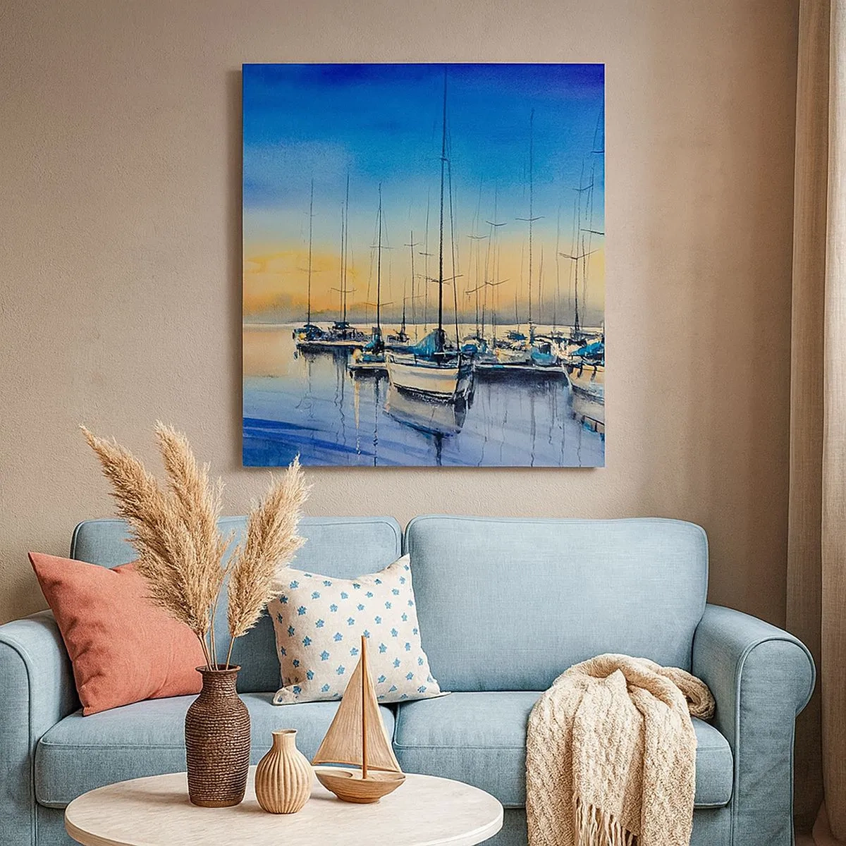 Quadro su tela - Stampe su Tela - La fine di una buona giornata - 30x30 cm