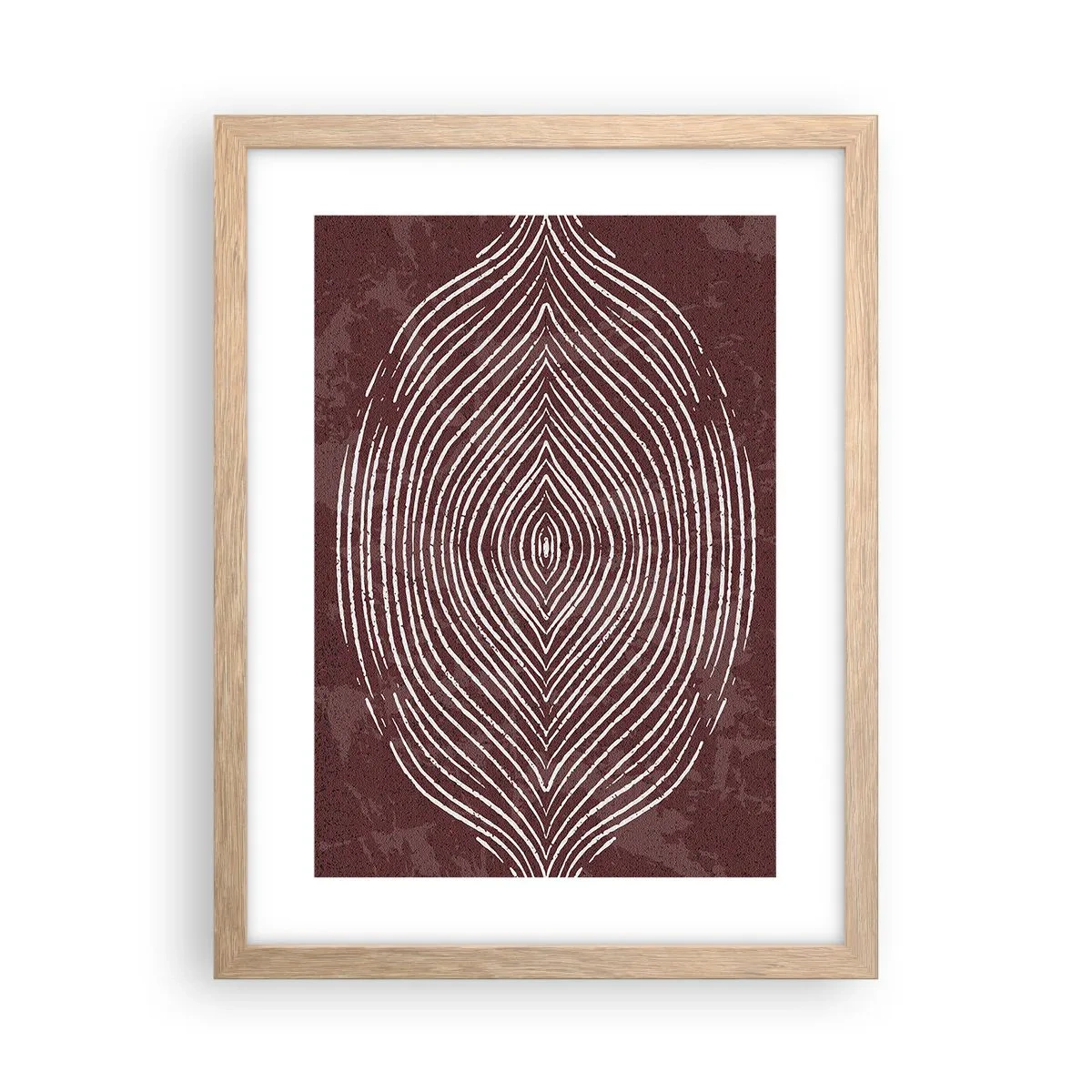 Poster in cornice rovere chiaro - Lo spazio parlante - 30x40 cm