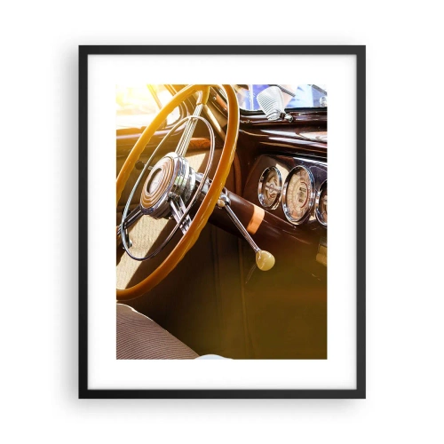 Poster in cornice nera - Un soffio di lusso dal passato - 40x50 cm