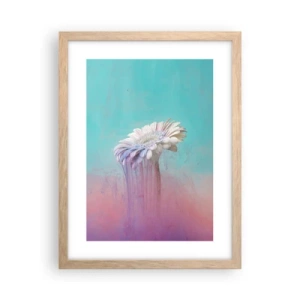 Poster in cornice rovere chiaro - L'aldilà dei fiori - 30x40 cm